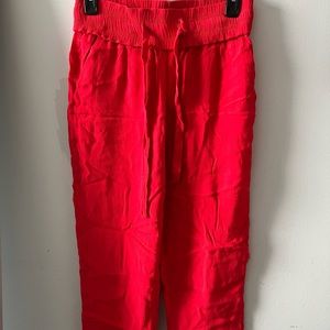 KOTON Wide-Leg Bright Pink/Red Pants